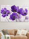 Миниатюра изображения товара Картина Декарт Фиолетовые цветы 8Л3114 (авторская на холсте)