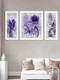 Миниатюра изображения товара Картина Декарт Лаванда триптих-3 8Л2740 (в раме)