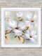 Миниатюра изображения товара Картина Декарт Абстракиця ветвь белых цветов-2 8Л3005 (в раме)