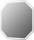 Миниатюра изображения товара Зеркало Пекам Octagon 120x80 / octagon-120x80 (c подсветкой, с механической клавишей включения)