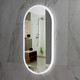 Миниатюра изображения товара Зеркало Пекам Iva 45x90 / Iva-45x90s (с подсветкой, с сенсором на прикосновение)