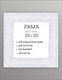 Миниатюра изображения товара Рамка Декарт 30x30 8Л3489 (белый с серебром)