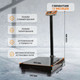 Миниатюра изображения товара Весы платформенные Shtapler PW 600 60x80 складная стойка / 71057107