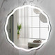 Миниатюра изображения товара Зеркало Пекам Roma 70x70 / roma-70x70B (с подсветкой, с бесконтактным сенсором)