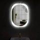 Миниатюра изображения товара Зеркало Пекам Anna 60x80 / anna-60x80spcl (подсветка, двойной сенсор на прикосновение, подогрев, часы)