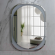 Миниатюра изображения товара Зеркало Пекам Anna 60x80 / anna-60x80spcl (подсветка, двойной сенсор на прикосновение, подогрев, часы)