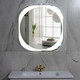 Миниатюра изображения товара Зеркало Пекам Anna 80x80 / anna-80x80scl (с подсветкой, с сенсором на прикосновение, часами)