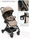 Миниатюра изображения товара Детская прогулочная коляска Amarobaby Voyager / AB22-10VOYAGER/12 (коричневый)