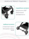 Миниатюра изображения товара Детская прогулочная коляска Amarobaby Voyager / AB22-10VOYAGER/12 (коричневый)