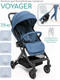 Миниатюра изображения товара Детская прогулочная коляска Amarobaby Voyager / AB22-10VOYAGER/20 (синий)