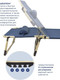 Миниатюра изображения товара Складной шезлонг ISMA FG-HY-8009B(52747)