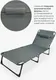 Миниатюра изображения товара Складной шезлонг ISMA FG-HY-8009BL(52748)