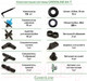 Миниатюра изображения товара Система капельного полива GreenLINE 64T на 72 растения с таймером / 1475467 (расширенный комплект)
