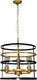 Миниатюра изображения товара Люстра Элетех Абелла 231 НСБ 01-3х60-167 Е27 / 1005405102 (черный/золото)