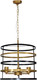Миниатюра изображения товара Люстра Элетех Абелла 231 НСБ 01-3х60-167 Е27 / 1005405102 (черный/золото)