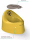 Миниатюра изображения товара Детский горшок Amarobaby Fort с крышкой / AB221102F/04 (желтый)