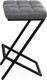 Миниатюра изображения товара Табурет барный Древпром Лофт ДП3-14 полубарный (черный матовый/катания сильвер)
