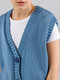 Миниатюра изображения товара Жилет детский Amarobaby Knit Mild / AB-OD21-KNITM10/19-128 (голубой, р. 128)