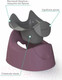 Миниатюра изображения товара Детский горшок Amarobaby Bonny / AB221104B/22 (фиолетовый)