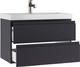 Миниатюра изображения товара Тумба под умывальник Домино Classica 80 Graffo В2 подвесная (графит матовый)