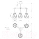 Миниатюра изображения товара Люстра Элетех Магна 131 НПБ 01-3х60-220 Е27 / 1005404961 (черный муар)