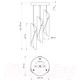 Миниатюра изображения товара Люстра Элетех Маэстро 2 233 НСБ 01-3х60-157 Е27 / 1005404628 (черный/золото)
