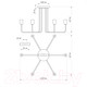 Миниатюра изображения товара Люстра Элетех Сити 161 НПБ 01-6х60-113 Е27 / 1005404569 (черный медь)