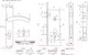 Миниатюра изображения товара Замок врезной Нора-М N23-85 К / 17119 (золото)