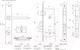 Миниатюра изображения товара Замок врезной Нора-М N108-85 M / 17105 (хром)