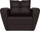 Миниатюра изображения товара Кресло-кровать Mebel-Ars Квартет (экокожа шоколад)