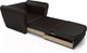 Миниатюра изображения товара Кресло-кровать Mebel-Ars Квартет (экокожа шоколад)