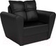 Миниатюра изображения товара Кресло-кровать Mebel-Ars Квартет (экокожа черный)