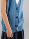 Миниатюра изображения товара Жилет детский Amarobaby Knit Mild / AB-OD21-KNITM10/19-122 (голубой, р. 122)