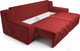 Миниатюра изображения товара Диван Mebel-Ars Милан (бархат красный/Star Velvet 3 Gark Red)