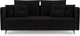 Миниатюра изображения товара Диван Mebel-Ars Вашингтон (велюр черный НВ-178 17)