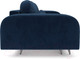 Миниатюра изображения товара Диван Mebel-Ars Цюрих (велюр темно-синий Luna 034)