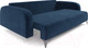 Миниатюра изображения товара Диван Mebel-Ars Цюрих (велюр темно-синий Luna 034)