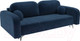 Миниатюра изображения товара Диван Mebel-Ars Цюрих (велюр темно-синий Luna 034)
