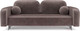 Миниатюра изображения товара Диван Mebel-Ars Цюрих (бархат серо-шоколадный Star Velvet 60 Cofee)