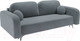 Миниатюра изображения товара Диван Mebel-Ars Цюрих (велюр серо-синий HB-178 26)