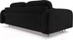 Миниатюра изображения товара Диван Mebel-Ars Цюрих (велюр черный НВ-178 17)