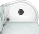 Миниатюра изображения товара Душевая кабина Domani-Spa Simple 128 High L / DS01Sm128LHWCl00-V1.2 (белый/прозрачное стекло)