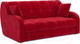 Миниатюра изображения товара Диван Mebel-Ars Аккордеон Барон (красный кордрой)