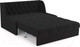 Миниатюра изображения товара Диван Mebel-Ars Аккордеон Барон №6 (велюр черный HB-178 17)