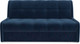 Миниатюра изображения товара Диван Mebel-Ars Аккордеон Барон №6 (темно-синий Luna 034)