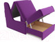 Миниатюра изображения товара Кресло-кровать Mebel-Ars Аккорд №2 (фиолетовый)