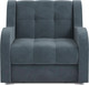 Миниатюра изображения товара Кресло-кровать Mebel-Ars Аккордеон Барон (велюр серо-синий HB-178 26)