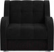 Миниатюра изображения товара Кресло-кровать Mebel-Ars Аккордеон Барон (велюр черный НВ-178 17)