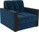 Миниатюра изображения товара Кресло-кровать Mebel-Ars Техас (темно-синий Luna 034)