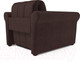 Миниатюра изображения товара Кресло-кровать Mebel-Ars Гранд (велюр шоколадный НВ-178/16)